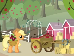 Lojë My Little Pony Applejack's Apple Harvest në internet
