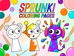 Lojë Sprunki Coloring Pages në internet