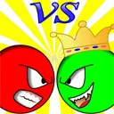 Lojë Red ball vs green king në internet