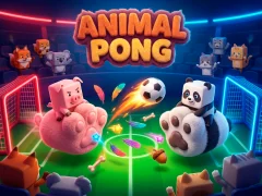 Lojë Animal Paws Pong në internet