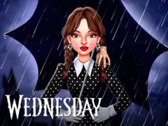 Lojë Celebrity Wednesday Addams Style në internet
