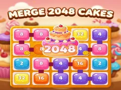 Lojë Merge 2048 cakes në internet