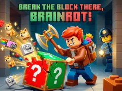 Lojë Break the block there, Brainrot! në internet