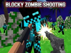 Lojë Blocky Zombie Shooting në internet