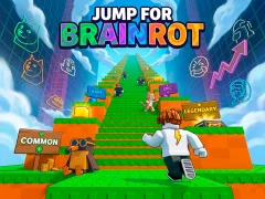 Lojë Jump for Brainrot në internet