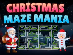 Lojë Christmas Maze Mania në internet