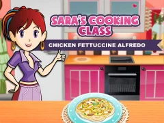 Lojë Sara's Cooking Class: Chicken Fettuccine Alfredo në internet