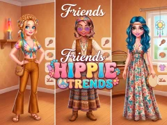 Lojë Friends Hippie Trends në internet