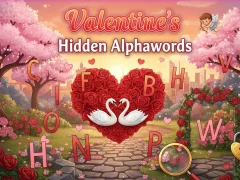 Lojë Valentine's Hidden Alphawords në internet