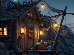 Lojë Hallowed Witch Escape në internet