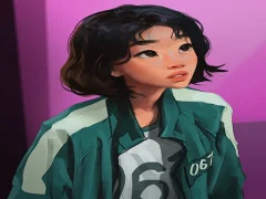 Lojë Anime girl në internet