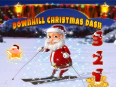 Lojë Downhill Christmas Dash në internet