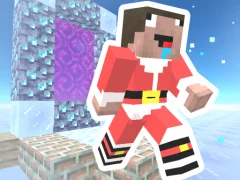 Lojë Noob Steve Christmas në internet