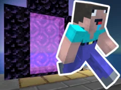 Lojë Noob Steve Parkour në internet
