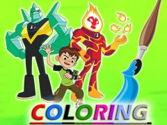 Lojë Ben 10 Coloring në internet