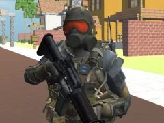 Lojë Pixel zombie survival në internet