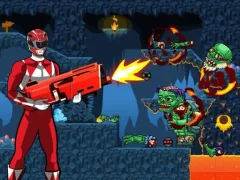 Lojë Power Rangers shoot Zombie në internet