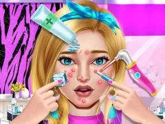 Lojë Pimple Treatment Makeover Salon në internet