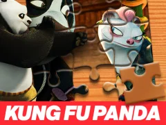 Lojë Kung Fu Panda Dragon Knight Jigsaw Puzzle në internet