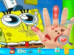 Lojë Spongebob Hand Doctor në internet