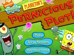 Lojë Plankton's Pernicious Plot në internet