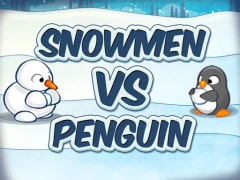 Lojë Snowmen vs Penguin në internet