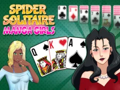 Lojë Spider Solitaire Manga Girls në internet