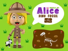 Lojë World of Alice Dino Fossil në internet