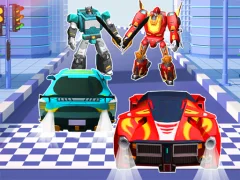 Lojë Car Robot Transform Fight në internet