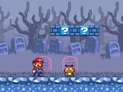 Lojë Super Mario Bros Star Scramble 2 Ghost island në internet
