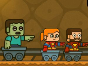 Lojë 2 lojtar Blockminer Escape  në internet