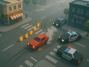 Lojë Zoti Drifter: Simulator i ndjekjes së makinave në internet