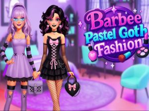 Lojë Barbee pastel goth modë në internet