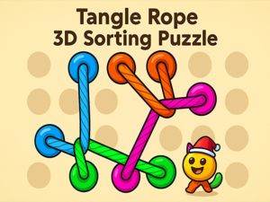 Lojë Hazel Tangle Rope 3D: Renditja e enigmës në internet