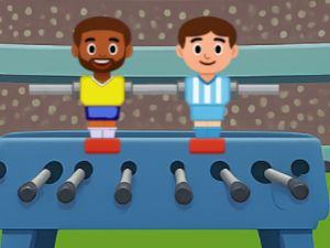 Lojë Kick Pong Table Soccer në internet