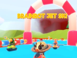 Lojë Brainrot Jet Ski Racing në internet
