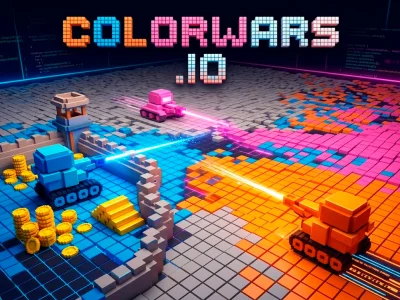 Lojë ColorWars.io në internet