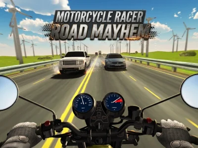 Lojë Motorcycle Racer: Road Mayhem në internet