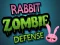 Lojë Rabbit Zombie Defense në internet