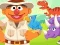 Lojë 123 Sesame Street: Ernie's Dinosaur Day Care në internet