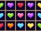 Lojë Sliding Hearts Match 3 në internet