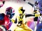 Lojë Power Rangers Match Attack në internet