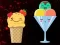 Lojë Ice cream PUZZLES në internet