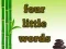 Lojë Four Little Words në internet
