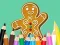 Lojë Coloring Book: Gingerbreads në internet