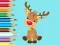 Lojë Coloring Book: Cute Christmas Reindeer në internet