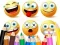 Lojë Coloring Book: Funny Emoji në internet