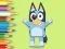 Lojë Coloring Book: Happy Bluey në internet