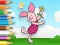 Lojë Coloring Book: Piglet Holds Toy Windmill në internet