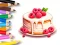 Lojë Coloring Book: Berry Cake në internet